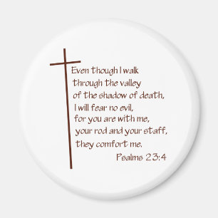 Aimant 23:4 de psaumes