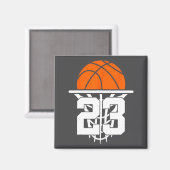 Aimant 23 Ans Basket 23e Anniversaire  (Recto/Verso)