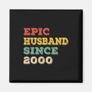 Aimant 23e anniversaire du Mariage pour lui Epic Mari Sin