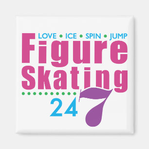 Aimant 24h/24, 7j/7 Patinage artistique