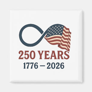 Aimant 250 Anniversaire 1776-2026 USA Patriotique
