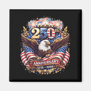 Aimant 250 ans 1776-2026 250e anniversaire Drapeau améric