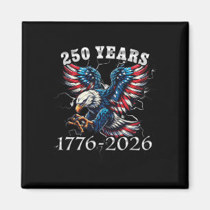 Aimant 250 Ans 1776-2026 Aigle Américain 250e Anniversair