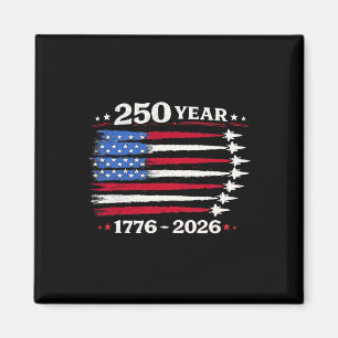 Aimant 250 Ans 250e Anniversaire Américain Usa Patriotiqu