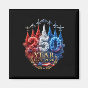 Aimant 250 Ans Américain 250e Usa Patriotique 4 Juillet