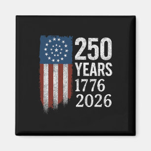Aimant 250 Ans Anniversaire 1776–2026 Drapeau Américain P
