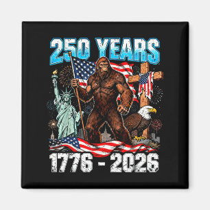 Aimant 250 ans usa 1776 2026 patriotique liberté bigfoot