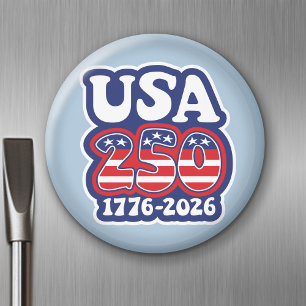 Aimant 250e anniversaire de l'Amérique - Super USA 250