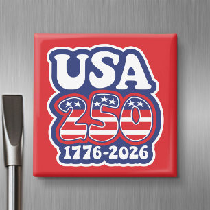 Aimant 250e anniversaire de l'Amérique - Super USA 250