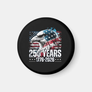 Aimant 250e anniversaire États-Unis Anniversaire Manches 
