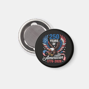 Aimant 250e anniversaire USA aigle patriotique 250 ans