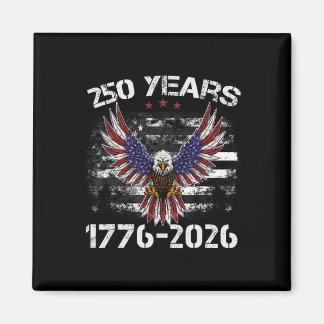 Aimant 250e anniversaire Usa aigle patriotique 250 ans 4t