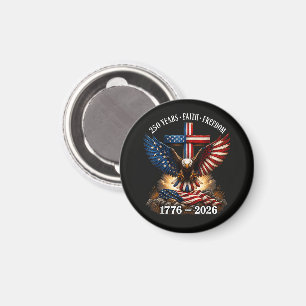 Aimant 250e anniversaire USA Foi Liberté