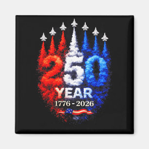 Aimant 250e anniversaire USA Patriotique 250 ans d'Améric
