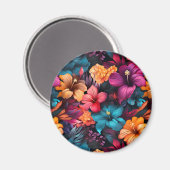 Aimant #25 Motif floral (Recto/Verso)