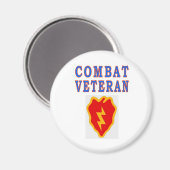 Aimant 25e DIVISION D'INFANTERIE (Recto/Verso)