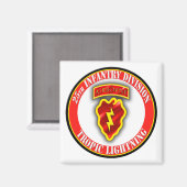 Aimant 25e division d'infanterie (Recto/Verso)