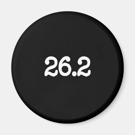 Aimant 26.2 Définition du marathon (Devant)