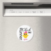 Aimant 26,2 Miles Marathon Runner Chick (In Situ (Lave-vaisselle))