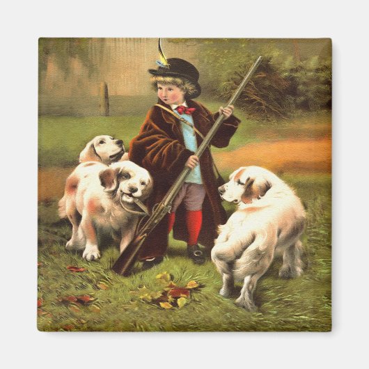 Aimant 29a Garçon et récupérateurs (Devant)