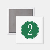 Aimant #2 Cercle vert (Recto/Verso)