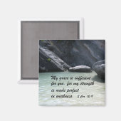 Aimant 2 Cor. 12:9 (Recto/Verso)