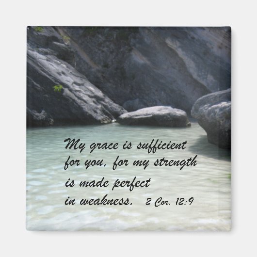 Aimant 2 Cor. 12:9 (Devant)