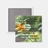 Aimant 2 Corinthiens 4:18 (Recto/Verso)