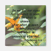 Aimant 2 Corinthiens 4:18 (Devant)