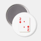 Aimant 2 de la carte de lecture de diamants (Recto/Verso)