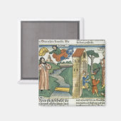 Aimant 2 Rois 2 1-24 Élie monte au Ciel en un tourbillon (Recto/Verso)