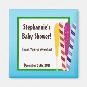 Aimant 2"x2" Favoriser l'aimant Candy Land Crème glacée S