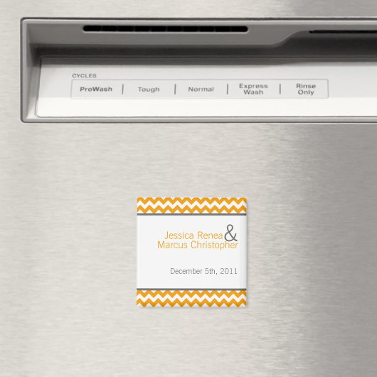 Aimant 2"x2" Favoriser l'aimant gris-jaune gris gris clai (In Situ (Lave-vaisselle))