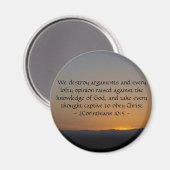 Aimant 2Corinthiens 10:5 (Recto/Verso)