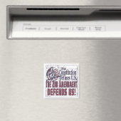 Aimant 2e amendement défend les États-Unis (In Situ (Lave-vaisselle))