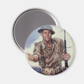 AIMANT 2ÈME GUERRE MONDIALE USMC 1 (Recto/Verso)