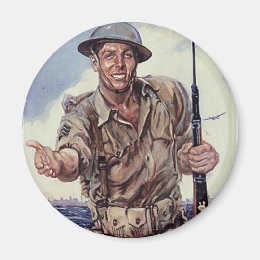 AIMANT 2ÈME GUERRE MONDIALE USMC 1 (Devant)