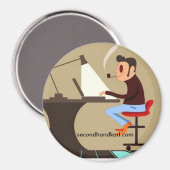 Aimant 2HT, 3 pouces. (Recto/Verso)