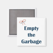 Aimant 2Vider L'Aimant De Rappel Des Ordures (Recto/Verso)