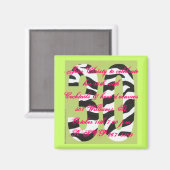 Aimant 30e anniversaire (Recto/Verso)