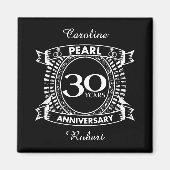 Aimant 30e anniversaire du mariage (Devant)