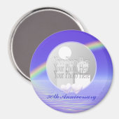 Aimant 30e anniversaire Pearl Hearts pour photo (Recto/Verso)