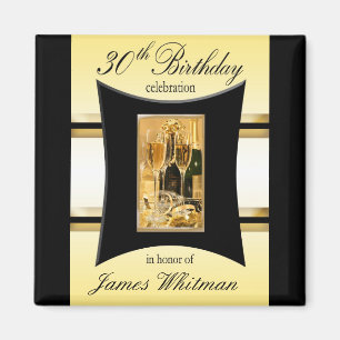 Aimant 30ème Cadeau d'anniversaire/aimant de souvenir