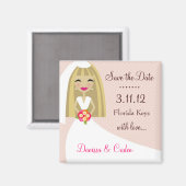 AIMANT 311-ENREGISTRER LA DATE BRIDE BLONDE (Recto/Verso)