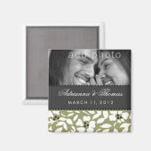 AIMANT 311-ENREGISTRER LA DATE SAGE VERT (Recto/Verso)