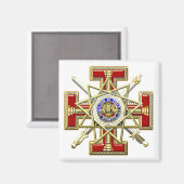 Aimant 33 Degré maçon (Recto/Verso)