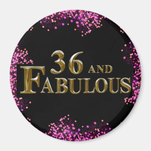 Aimant 36e anniversaire 