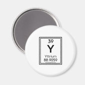 Aimant 39 Yttrium (Recto/Verso)