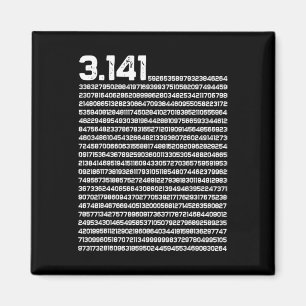 Aimant 3.14 Mathématiques Jour Pi Nombre irrationnel Pi