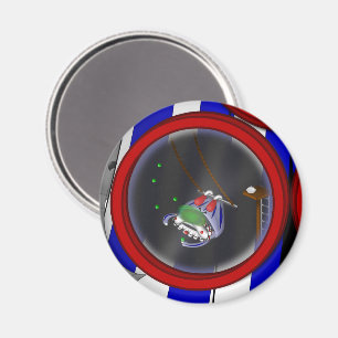 Aimant 3 Cercles - Clown -